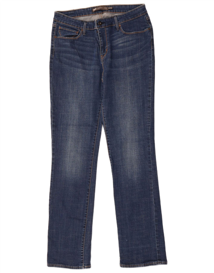 LEVI'S Demi Curve Jean droit taille moyenne pour femme US 14 XL W32 L32 Bleu
