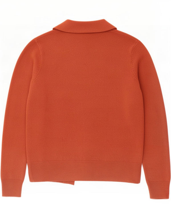 Marks & Spencer Pull cardigan ouvert pour femme UK 10 Petit acrylique rouge