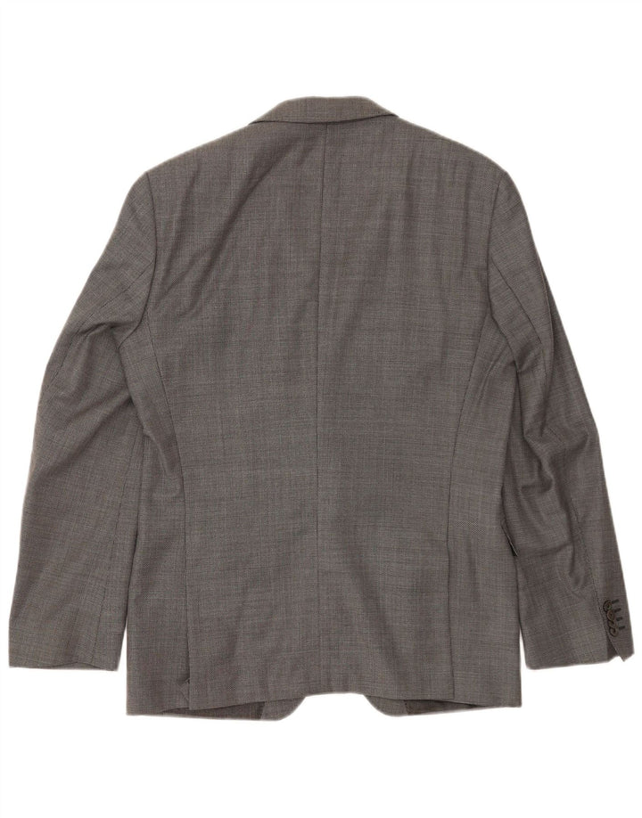 Lanificio In Biella Veste Blazer 2 Boutons Homme UK 50 Grand Gris