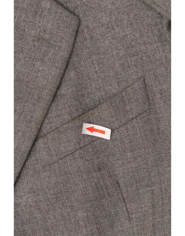 Valentino Veste Blazer 3 Boutons Homme UK 40 Large Gris