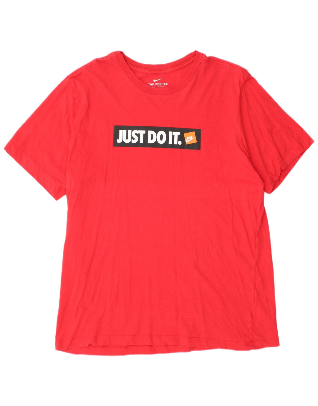 Nike T-shirt graphique pour homme en coton rouge Taille L
