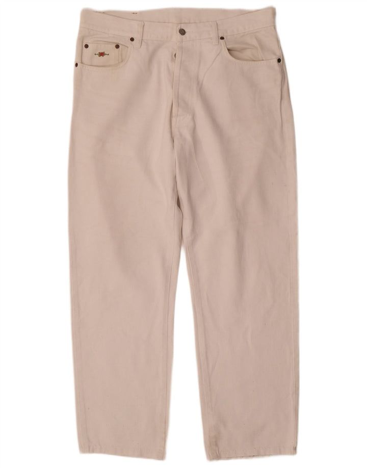 Charro Jean droit homme W38 L30 coton blanc