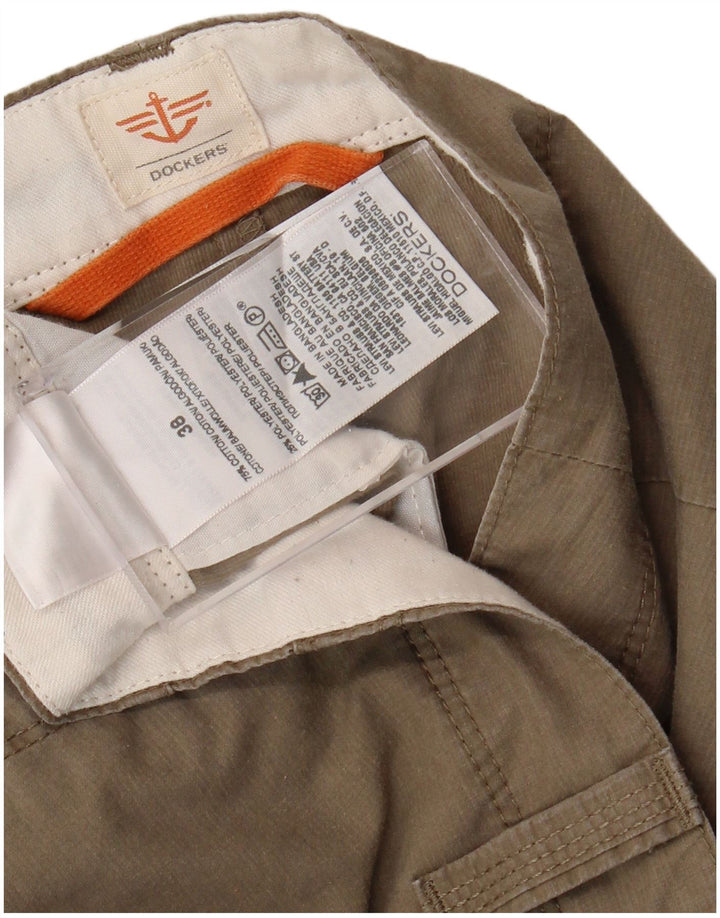 DOCKERS Short Cargo Homme W38 XL Coton Beige