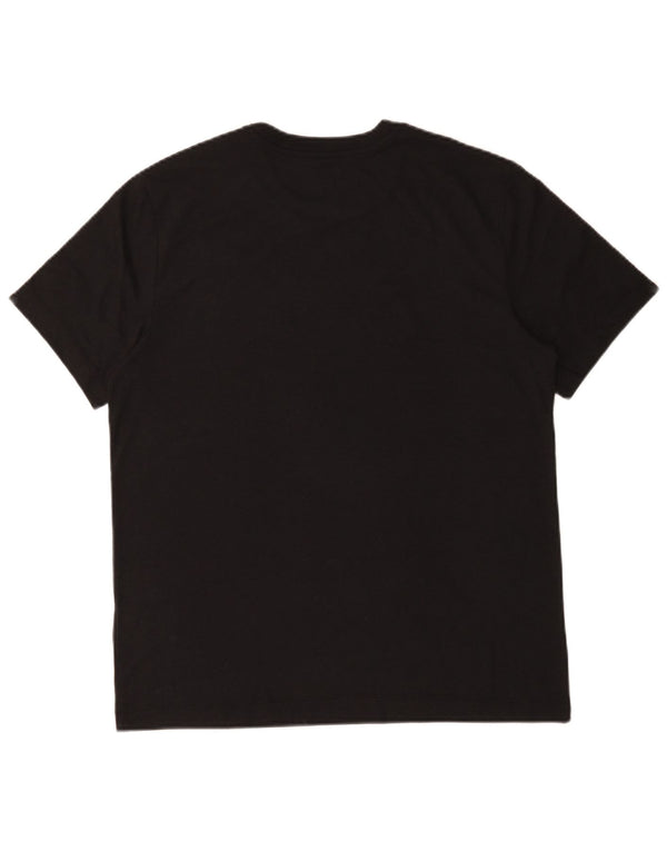 Nike T-shirt graphique pour homme en coton noir Taille L