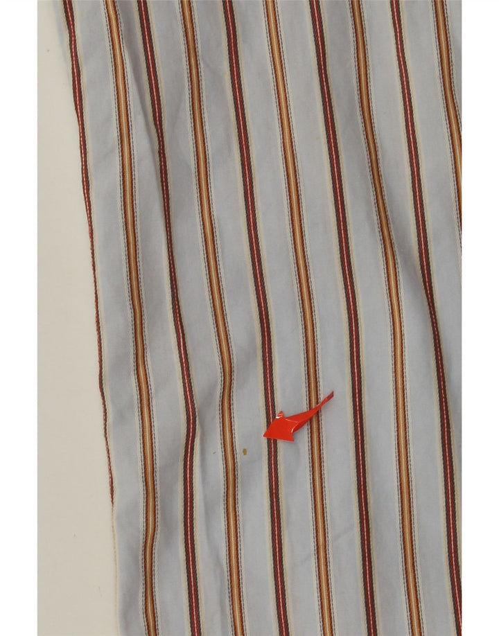 Chemise à manches courtes homme Camel Active XL coton rayé bleu