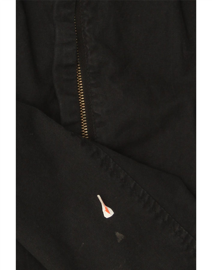 QUIKSILVER Womens Bomber Jacket UK 14 Medium Black Cotton Vintage Quiksilver and Second-Hand Quiksilver from Messina Hembry 