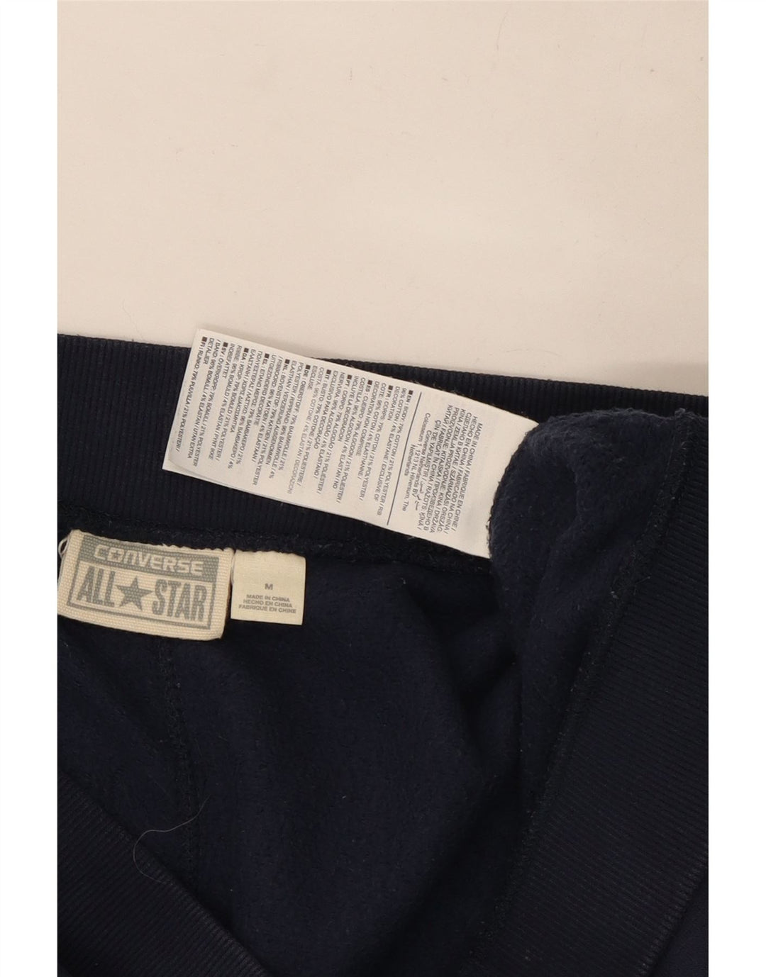 Converse Pantalon de Survêtement Chuck Taylor Homme Bleu Marine Moyen