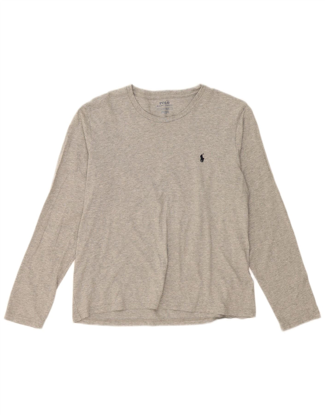 Polo Ralph Lauren Haut à manches longues pour hommes en coton gris petit