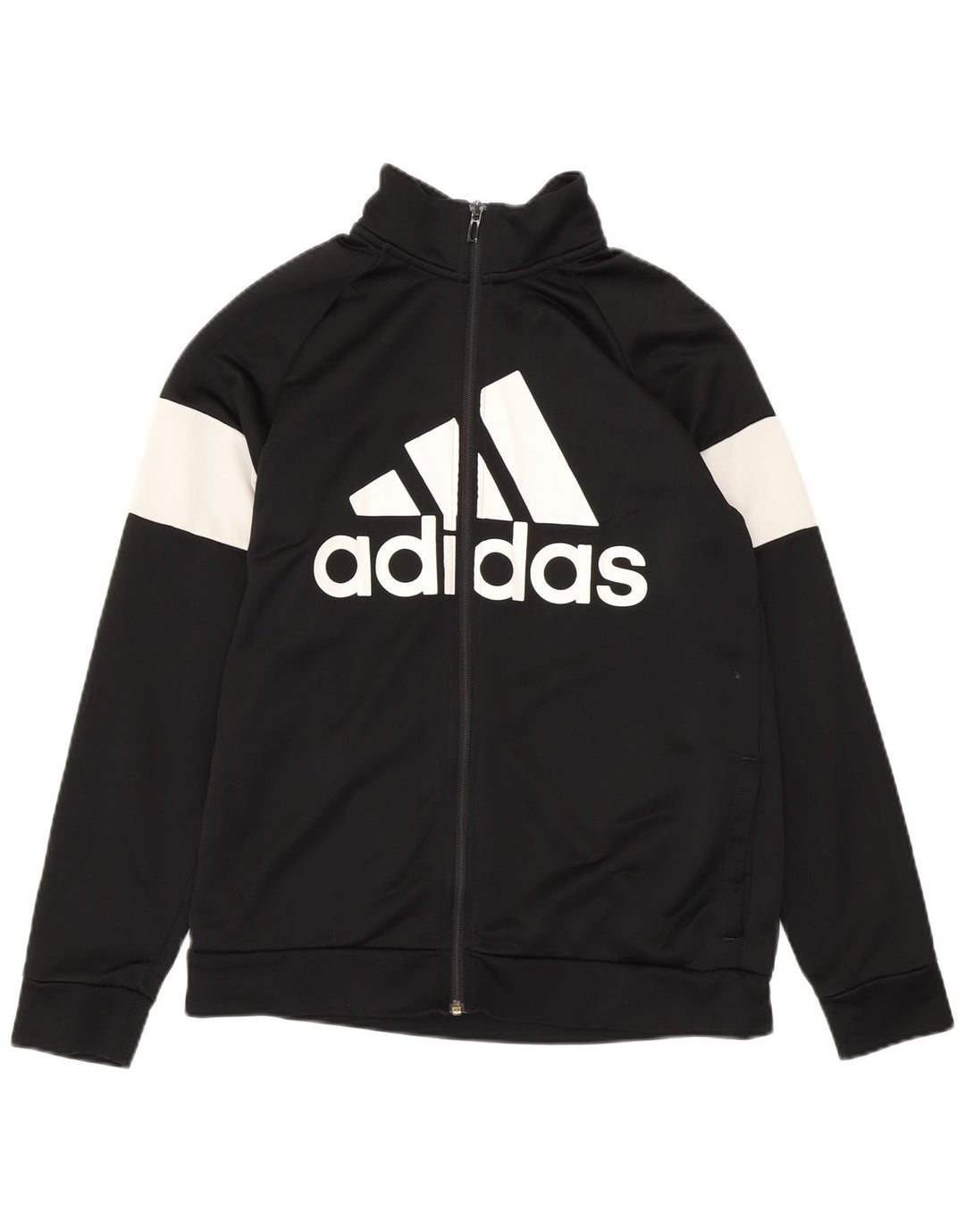 ADIDAS Veste de survêtement graphique pour garçon 14-15 ans Noir Colourblock