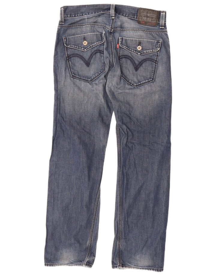 Levi's Jean Droit 514 Homme Bleu W32 L30 Coton