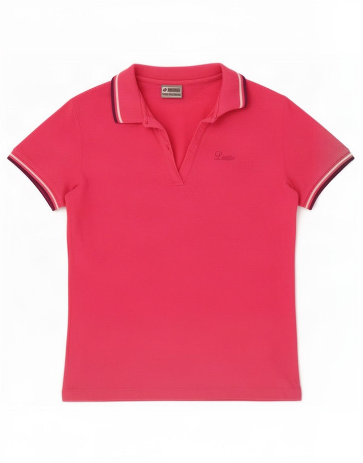 Polo Femme Lotto Rose Moyen