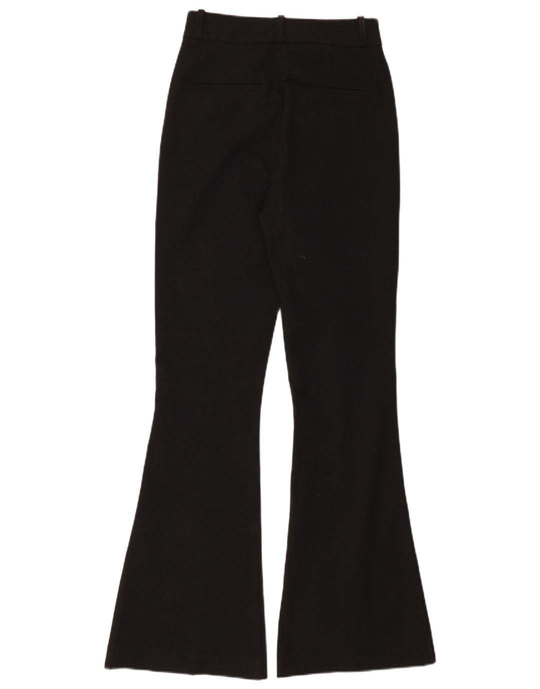REISS Pantalon décontracté évasé taille haute pour femme UK 6 XS W25 L32 Noir