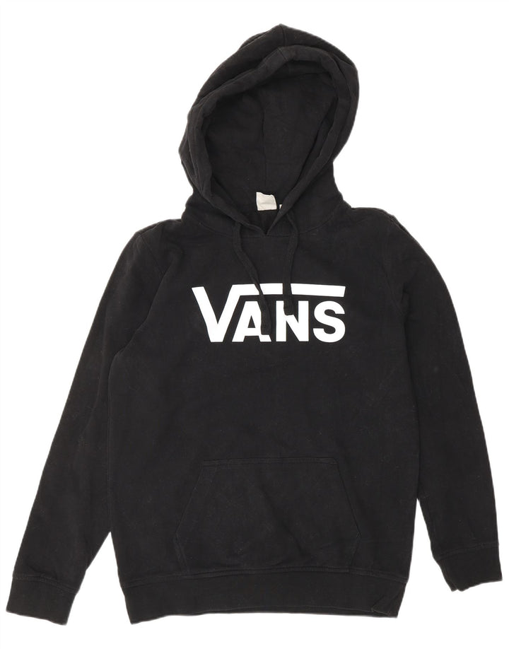 Vans Pull à capuche graphique pour femme UK 10 Small Noir