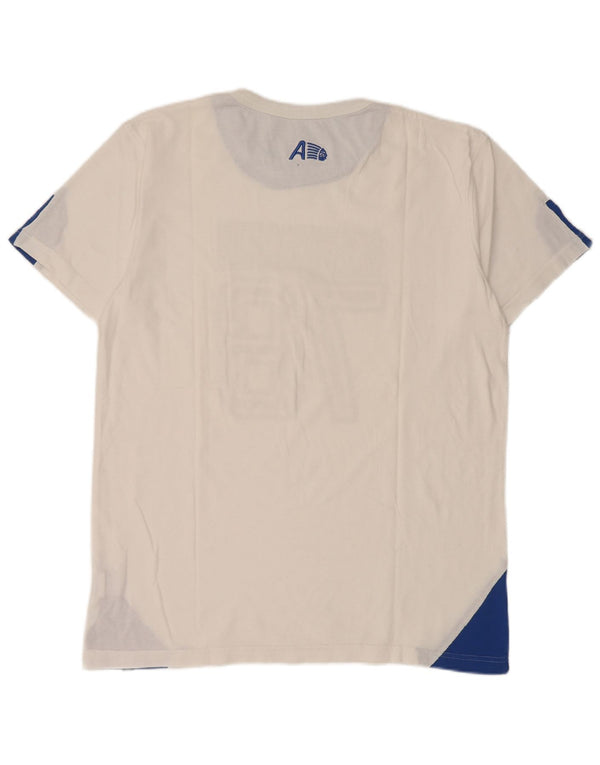 Americanino T-shirt graphique pour homme 2XL en coton color block blanc