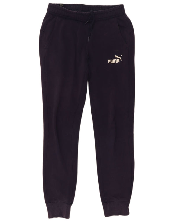 Puma Pantalon de survêtement pour homme en coton bleu marine Taille S