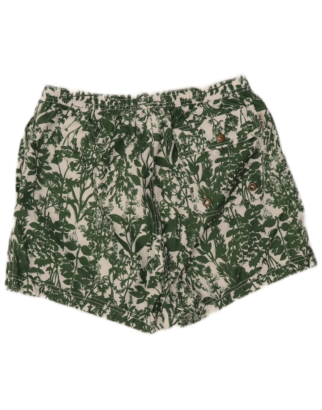 JACK WILLS Short de Bain Homme Vert Moyen Floral
