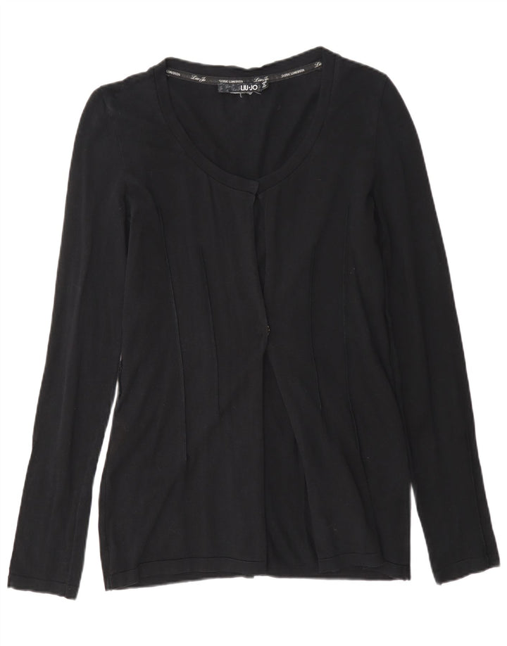 Liu Jo Femme Cardigan Pull IT 42 Moyen Noir