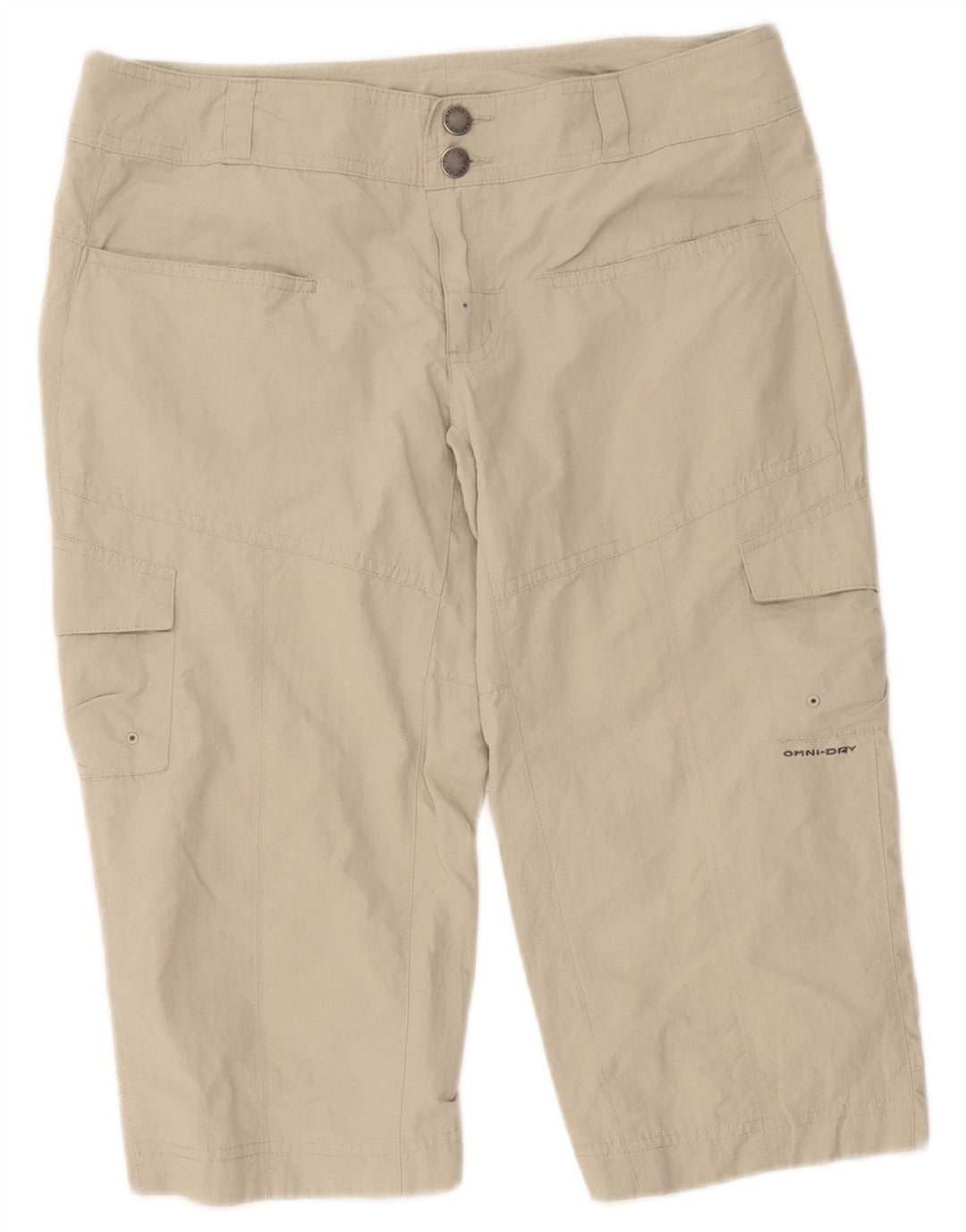 Columbia Short cargo Titanium pour femme US 4 Small W32 Nylon beige