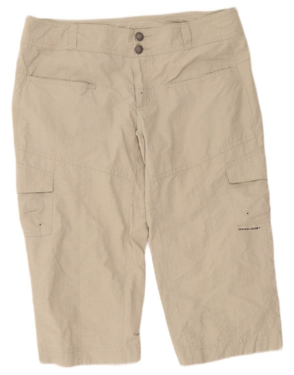 Columbia Short cargo Titanium pour femme US 4 Small W32 Nylon beige