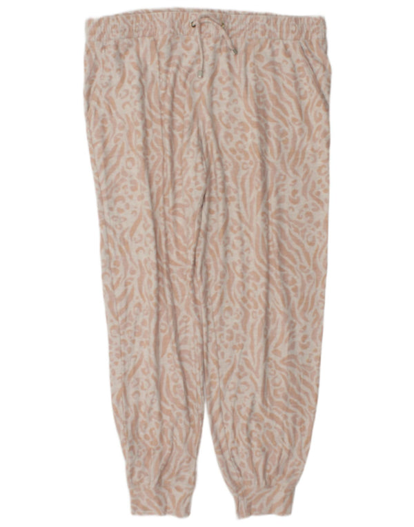 Marks & Spencer Pantalon de survêtement pour femme Pantalon de jogging UK 16 Large Beige