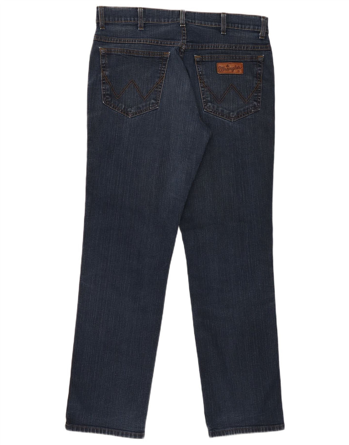 Wrangler Jean droit homme W34 L32 bleu marine