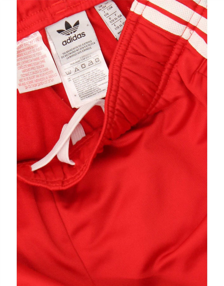 Adidas Pantalon de Survêtement Garçon Joggers 14-15 ans Rouge Polyester