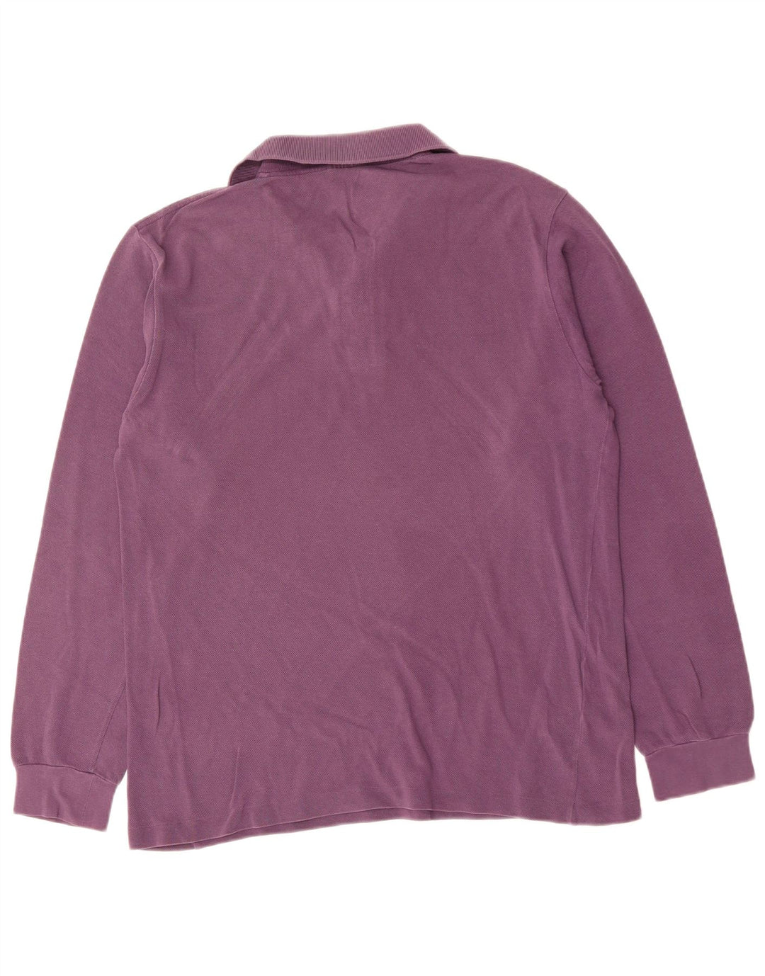 LACOSTE Polo à Manches Longues Homme Violet Moyen Coton