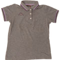 KAPPA Polo Femme UK 10 Petit Gris