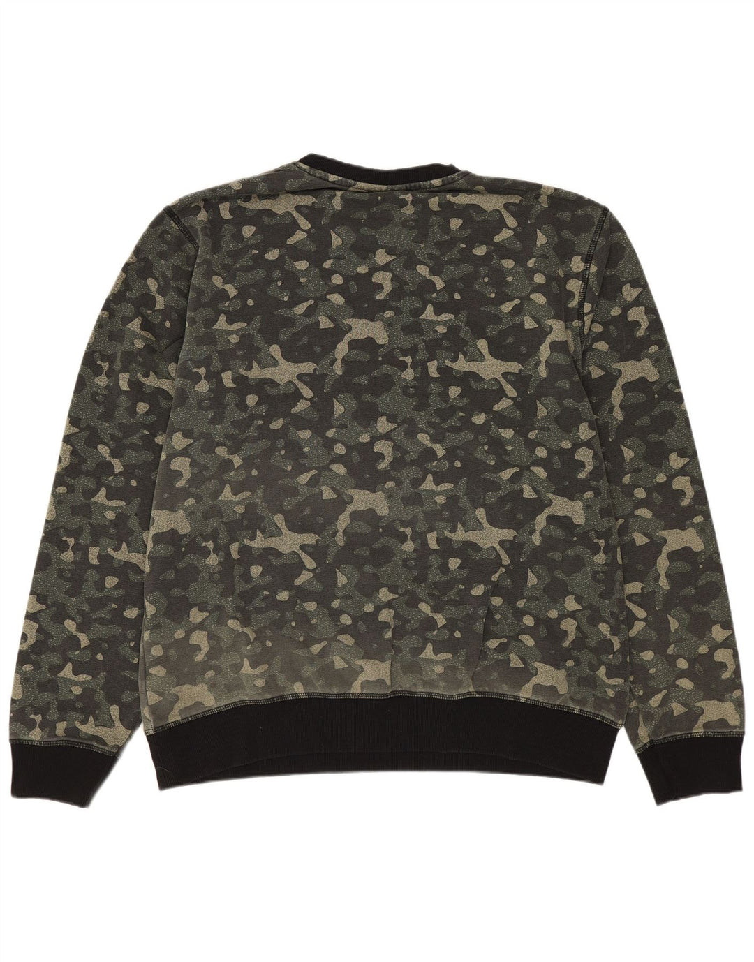 Fila Homme Graphic Sweatshirt Jumper XL Kaki Camouflage Coton