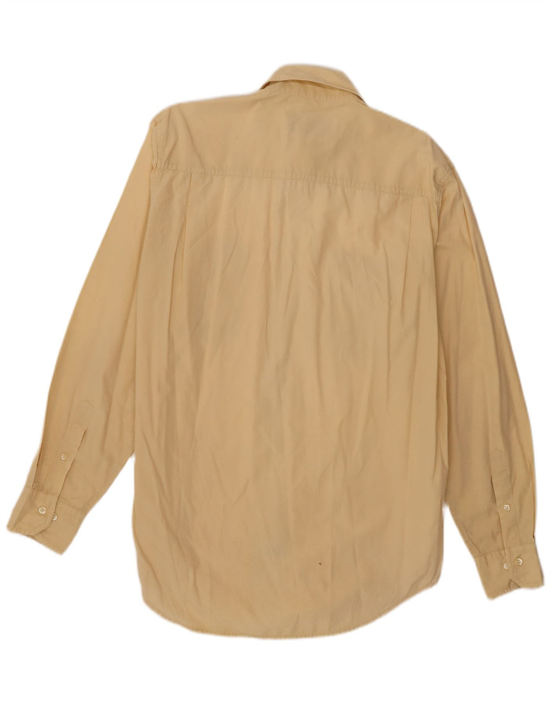 Henry Cottons Chemise Homme Taille 39 15 1/2 Coton Jaune Moyen