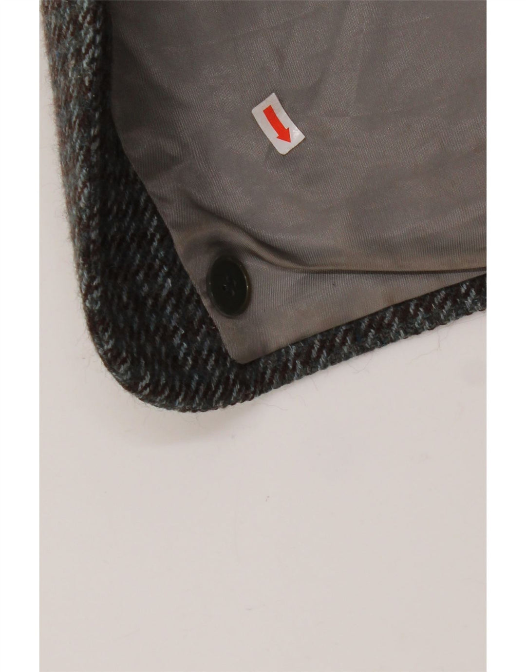 VINTAGE Veste Blazer 2 Boutons Homme UK 38 Pied-de-Poule Gris Moyen