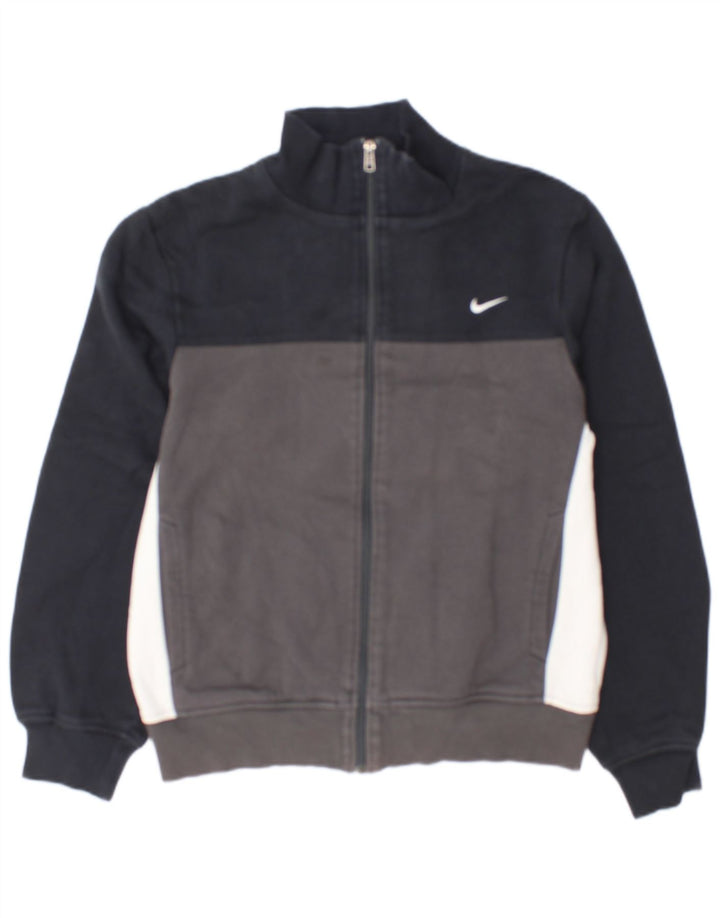 Nike Veste de survêtement pour homme en coton color block Bleu marine Taille S