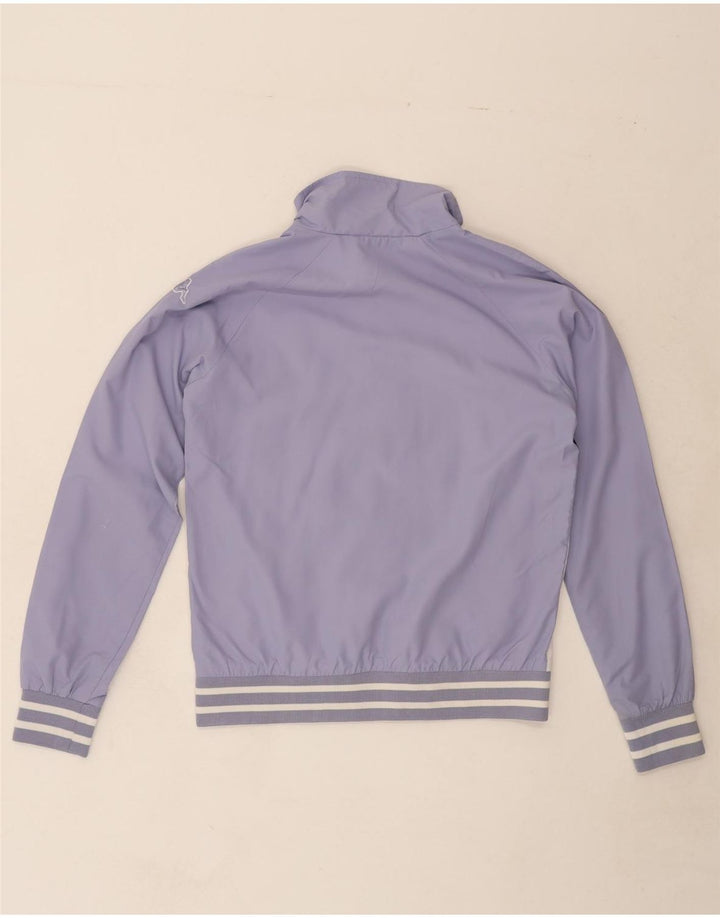 KAPPA Womens Tracksuit Top Jacket UK 12 Medium Purple Polyester Vintage Kappa and Second-Hand Kappa from Messina Hembry 