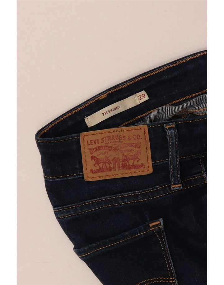 Levi's Jean Skinny 711 Femme W29 L31 Bleu Marine