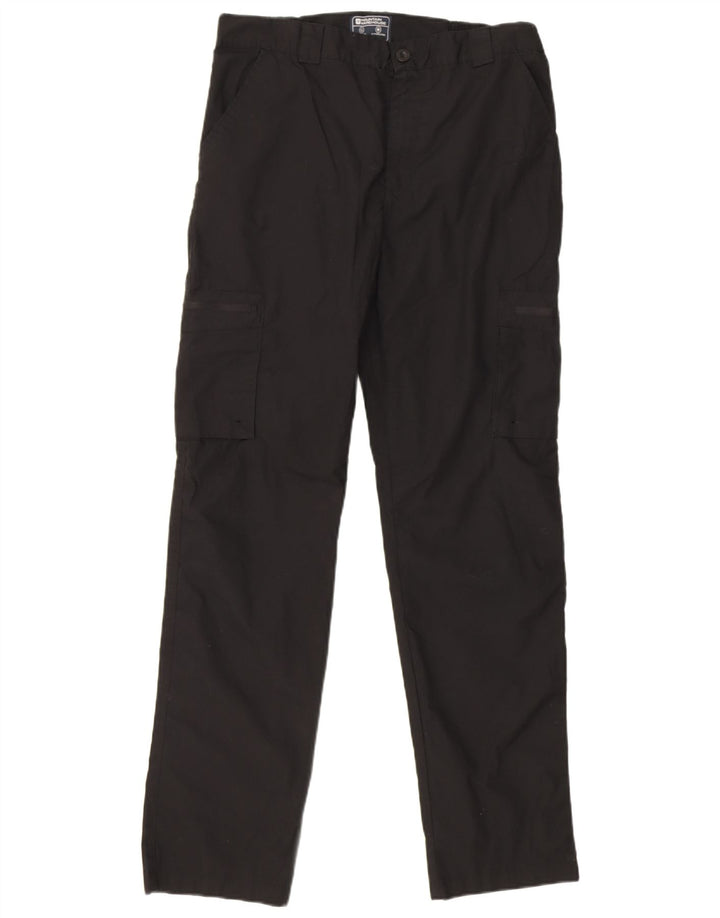 Mountain Warehouse Pantalon Cargo Droit Homme W34 L31 Noir Polyester