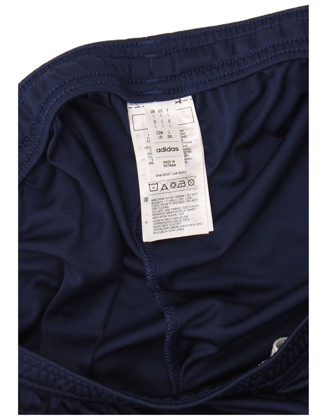 ADIDAS Short de sport Aeroready pour hommes, grand, bleu marine, polyester