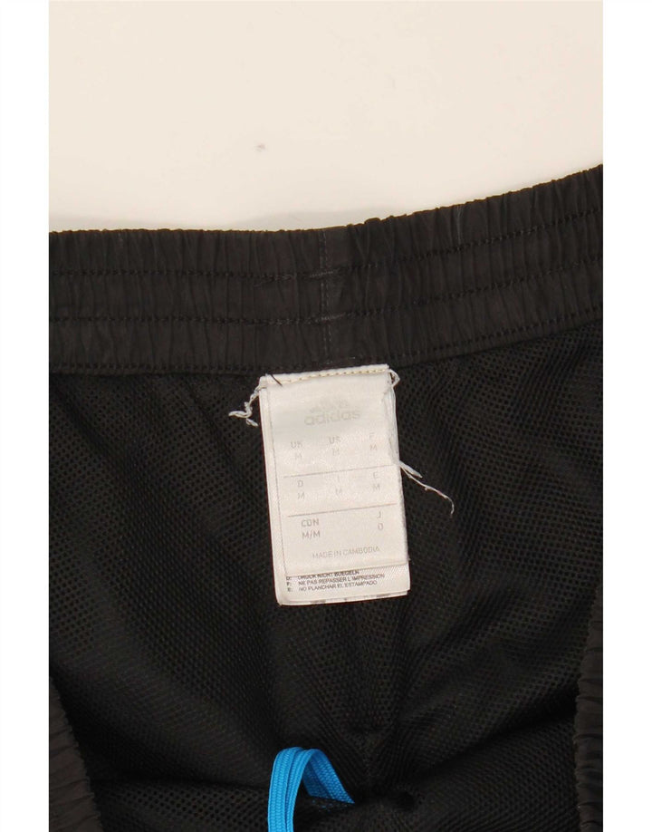 Adidas Short de sport pour homme en polyester color block noir moyen