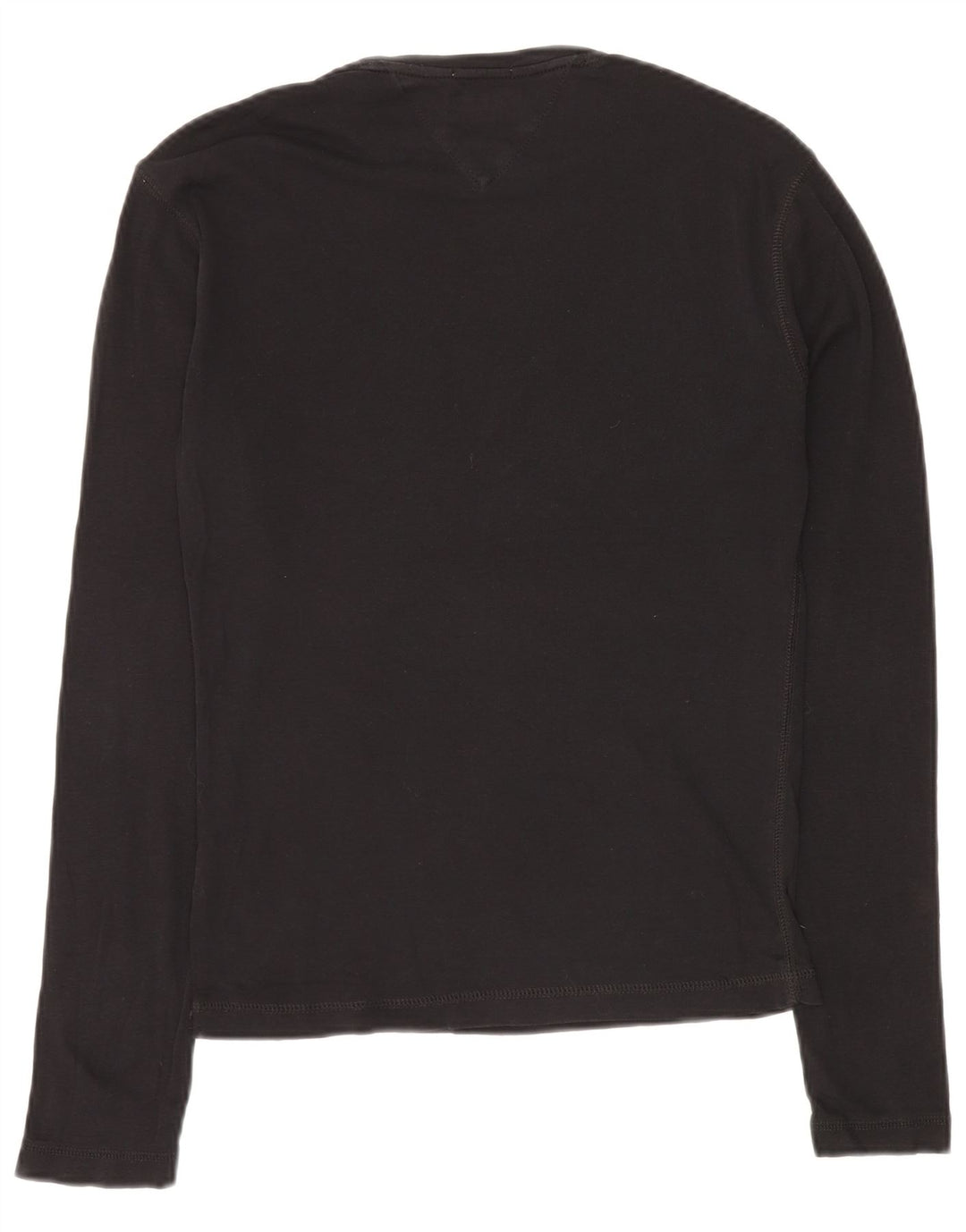TOMMY HILFIGER Haut à manches longues pour homme en coton noir Small