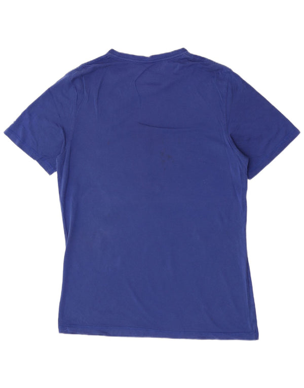 Champion T-Shirt Graphique Homme Bleu Moyen Coton