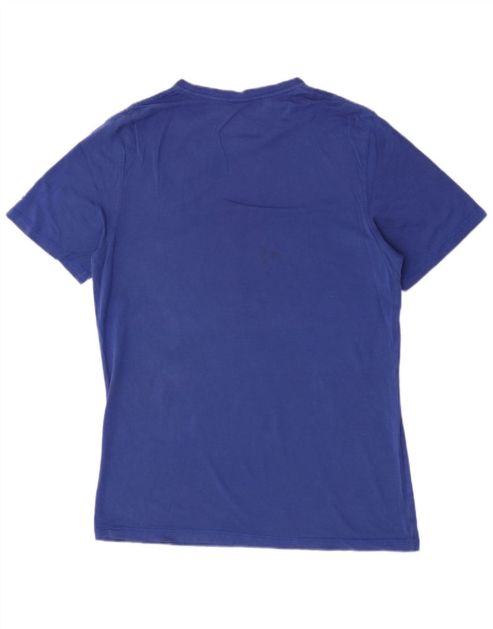 Champion T-Shirt Graphique Homme Bleu Moyen Coton