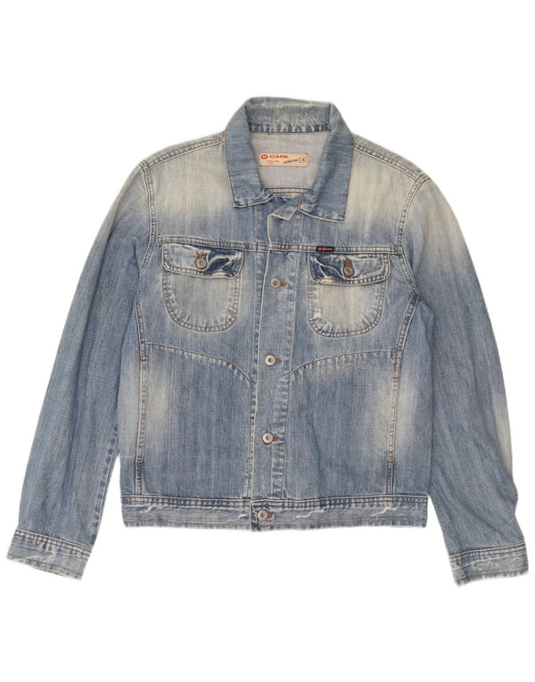 X-Cape Womens Denim Jacket UK 18 XL Blue Cotton