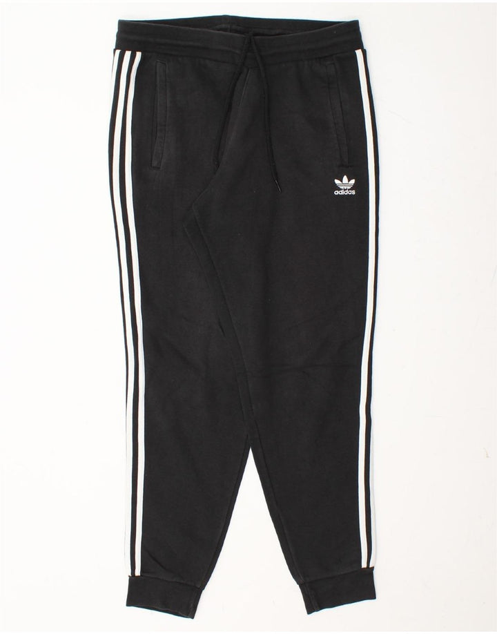 ADIDAS Pantalon de survêtement pour hommes Joggers Large Noir Coton