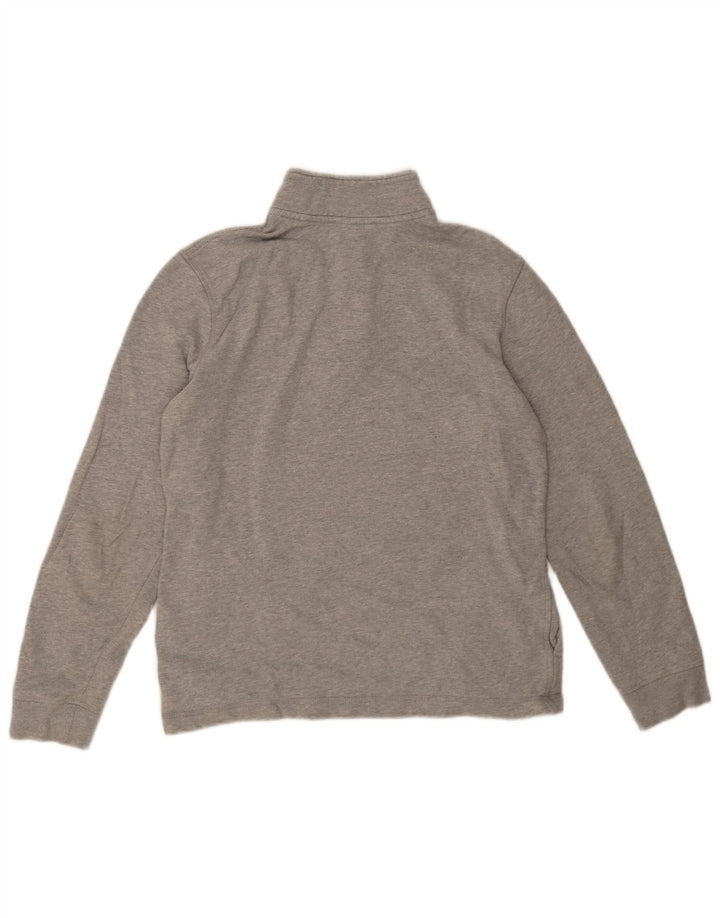 Ted Baker Sweat-shirt à col zippé pour femme Taille 3 Coton gris moyen
