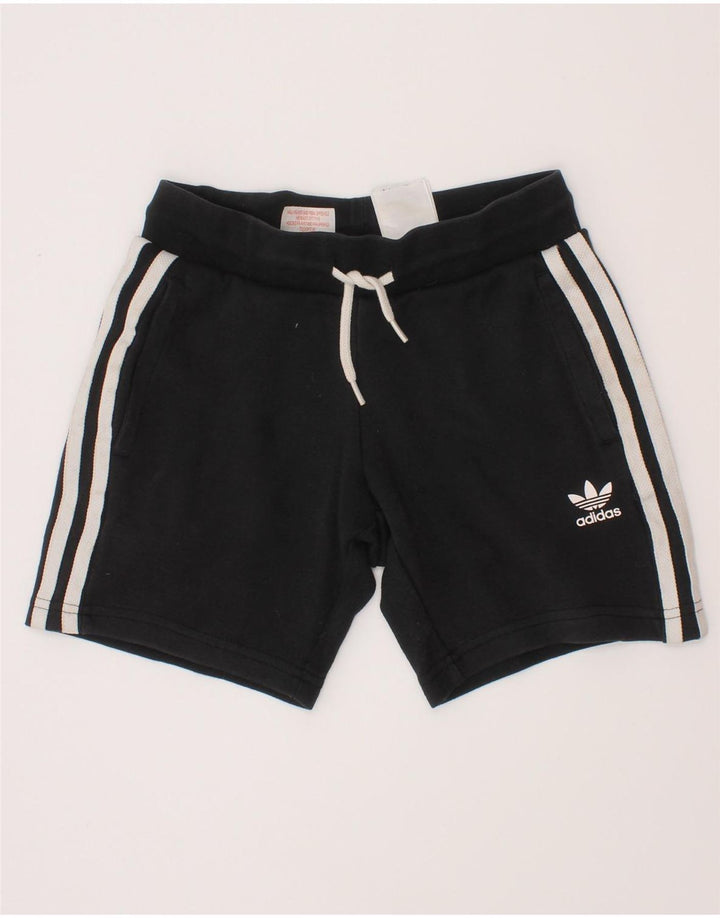 Adidas Short de Sport Garçon 5-6 Ans Coton Noir Moyen