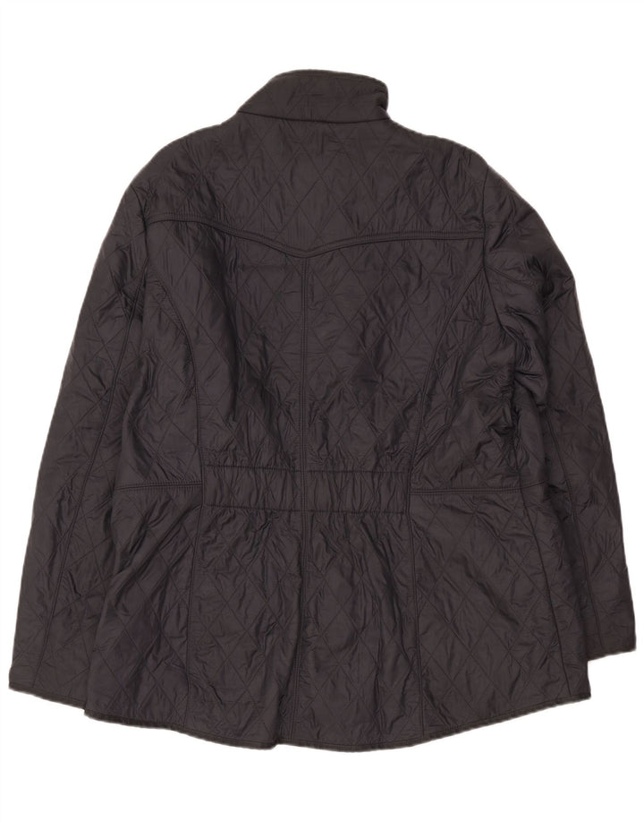 Barbour Veste matelassée pour femme UK 14 Large Noir