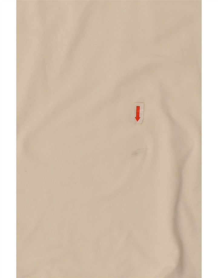 Nike Haut Dri Fit à manches 3/4 pour femme UK 12 Polyester blanc moyen