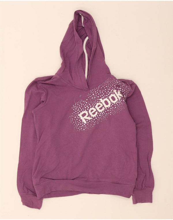 Reebok Pull à capuche graphique fille 11-12 ans Violet Coton