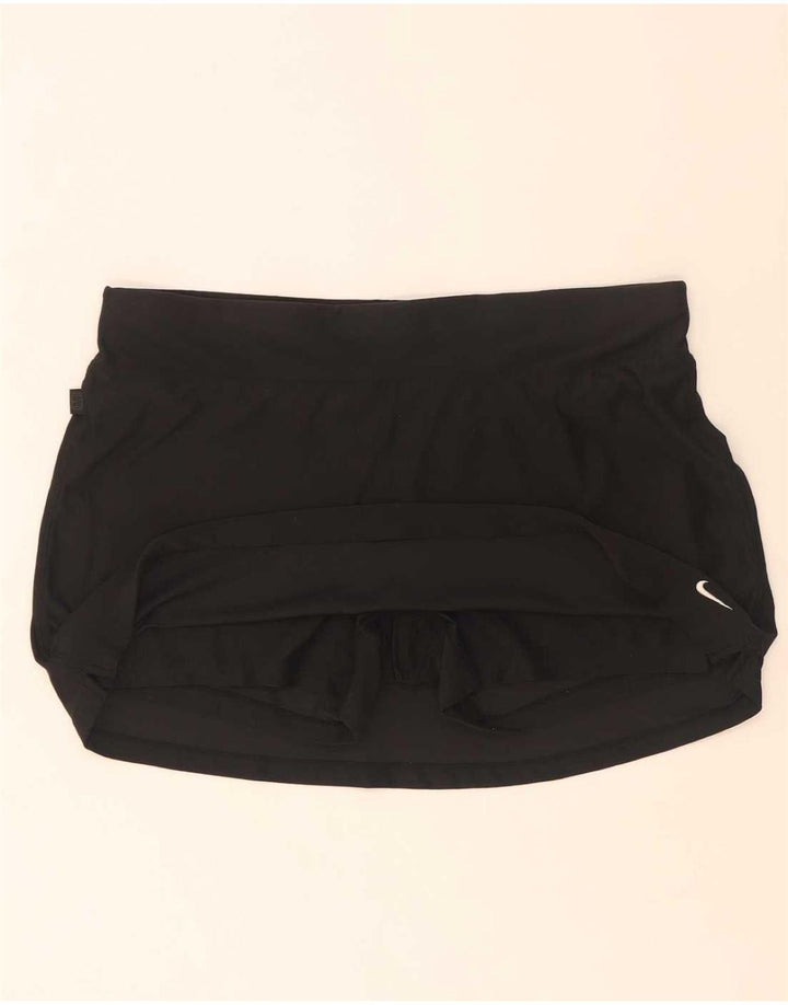 Nike Femme Dri Fit Jupe-short UK 16 Large Noir Polyester