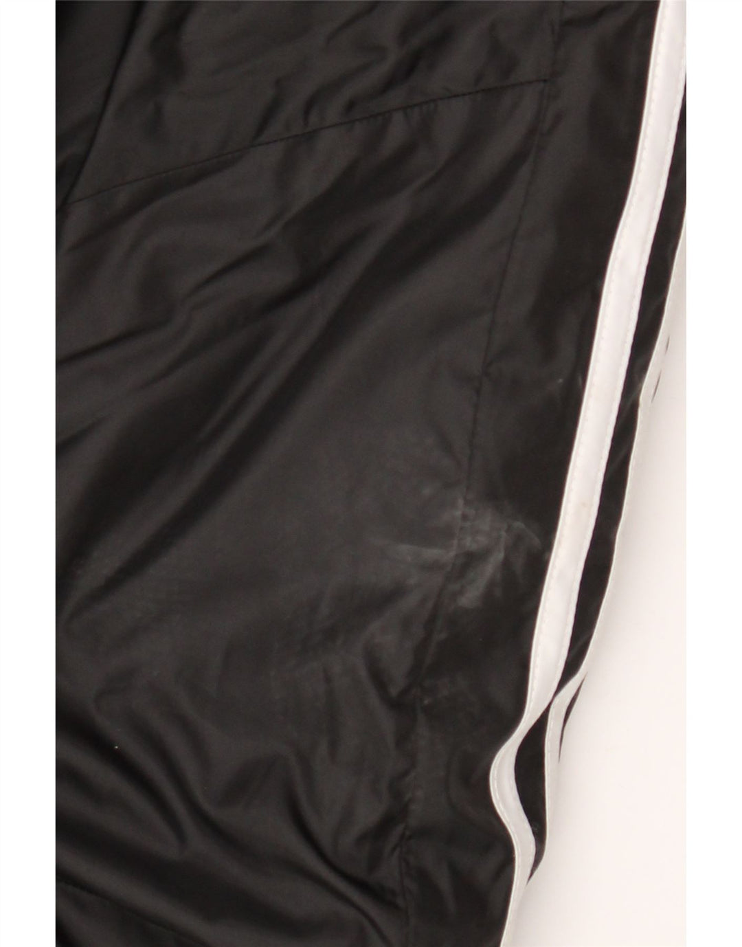 Adidas Veste coupe-vent à capuche pour homme UK 44 2XL Noir Polyester