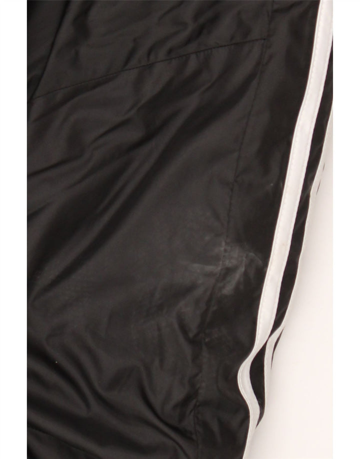 Adidas Veste coupe-vent à capuche pour homme UK 44 2XL Noir Polyester